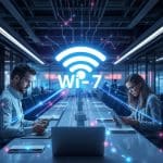 Настройка корпоративной точки доступа Wi-Fi 7 (Cisco) в серверной.