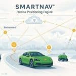 Схема работы технологии PPP-RTK для коррекции навигации.